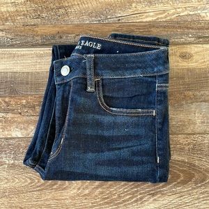 America Eagle Dark Was Skinny Jean